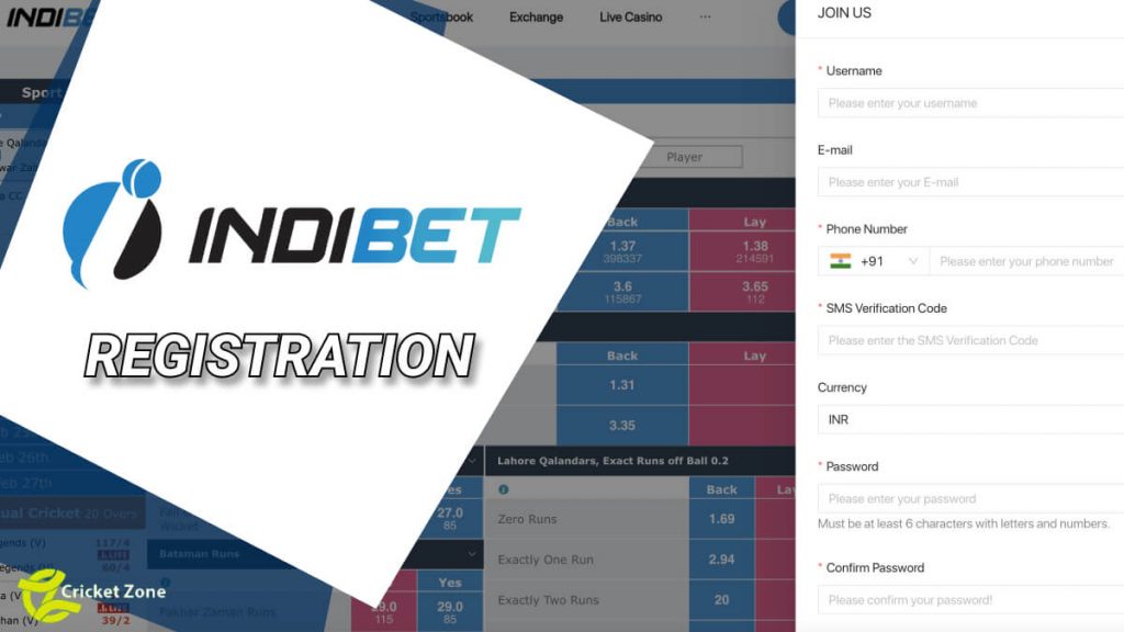 Indibet registration