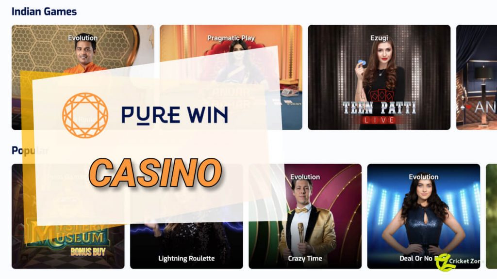 Pure win casino