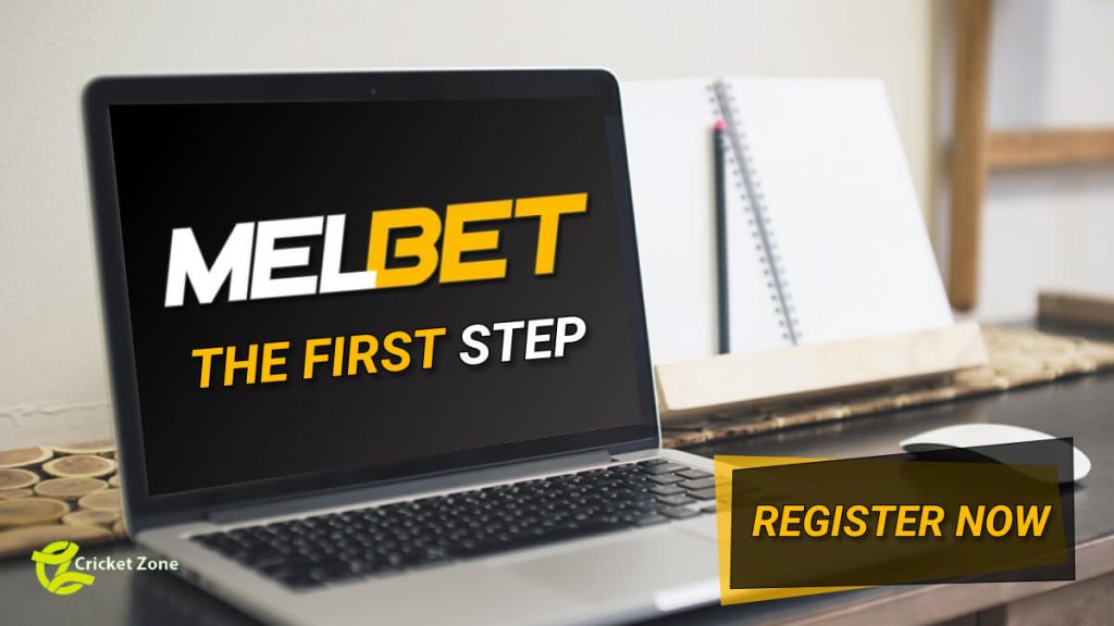 The first step Melbet registration