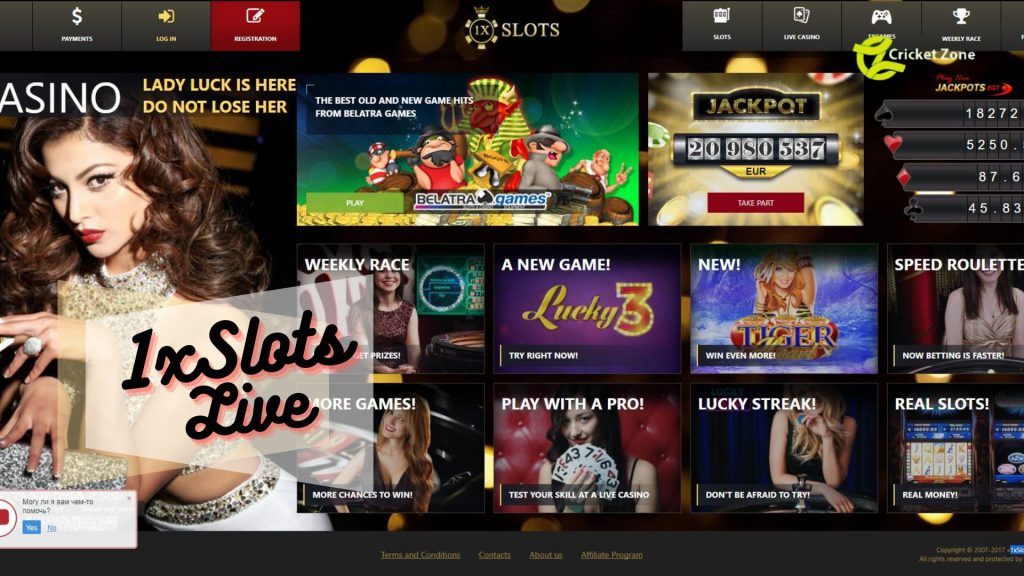 LIVE Casino with 1XSLOTS