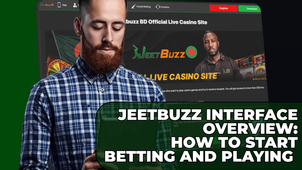 JeetBuzz interface overview: how to start betting and playing