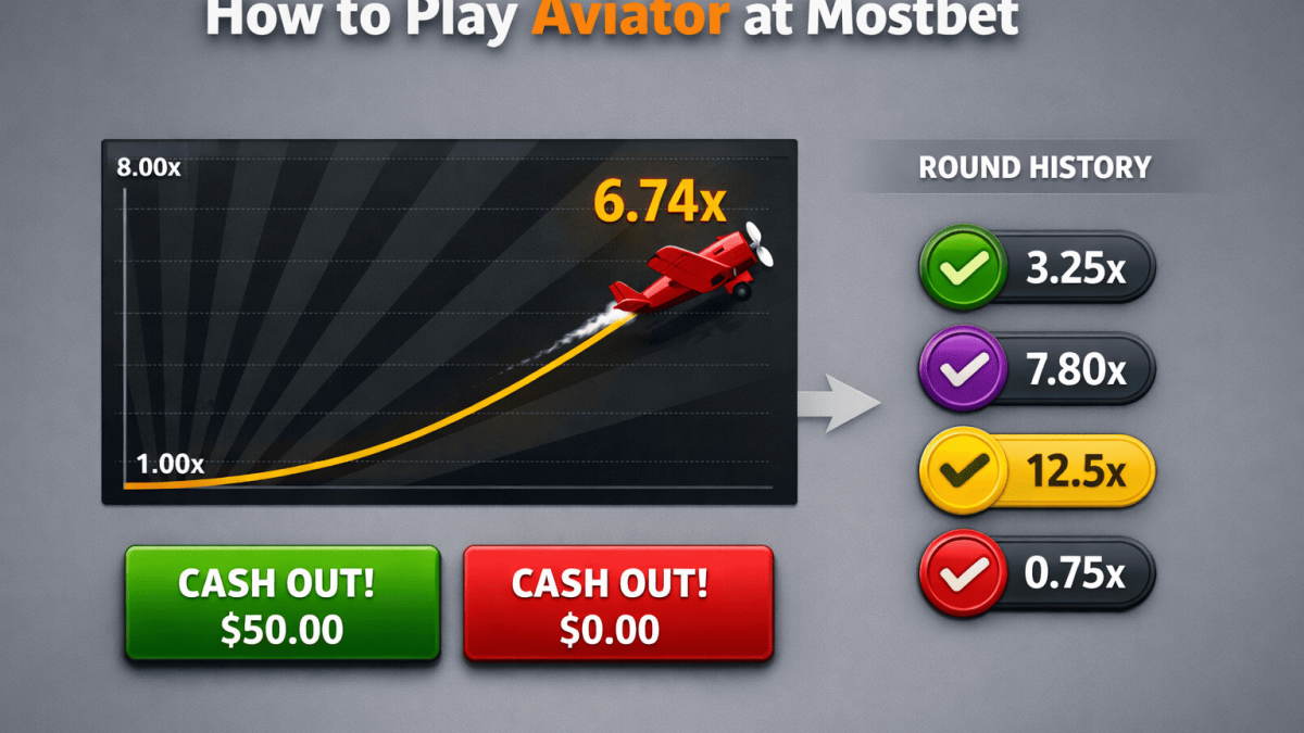 How to Play Aviator at Mostbet