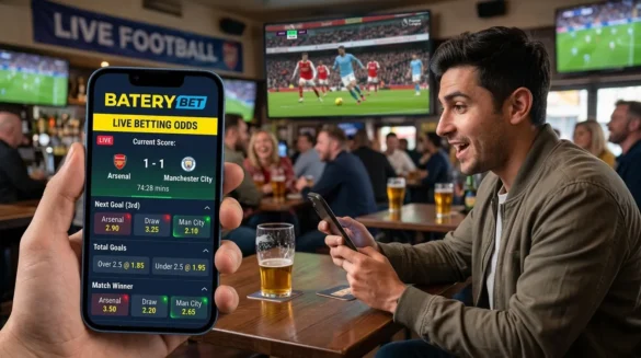 Live Betting Odds Available On the Batery Bet App